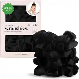 Amazon Kitsch Satijnen scrunchies - zachter dan zijden scrunchies voor vrouwen | Leuke haarbanden en haarscrunchies voor haar | Stij aanbieding