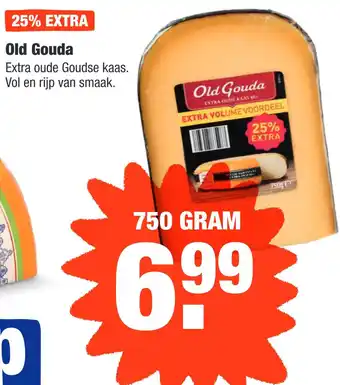 ALDI Old gouda 750 gram aanbieding