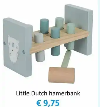 Ons Speelgoed Online Little Dutch hamerbank aanbieding