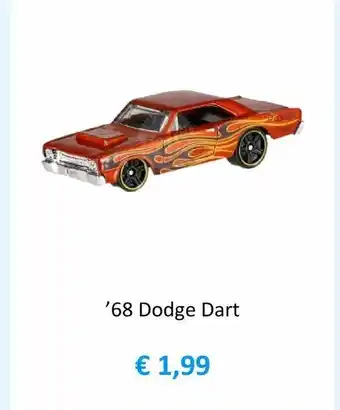 Ons Speelgoed Online '68 Dodge Dart aanbieding