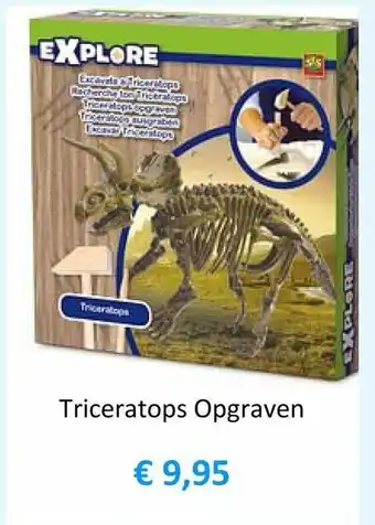 Ons Speelgoed Online Triceratops Opgraven aanbieding