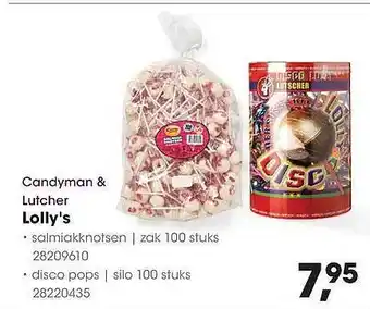 HANOS Candyman & lutcher lolly's aanbieding