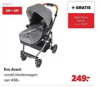 Baby-Dump Graco evo avant combi-kinderwagen aanbieding