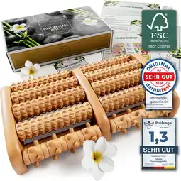 Amazon HELDSON Voetmassageroller hout - FSC 100% - Voetmassageapparaat - Massage Roller voor Voetmassage - Voetmassageroller - Voetm aanbieding