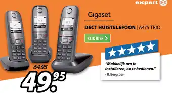 Expert Dect huistelefoon| a475 trio aanbieding