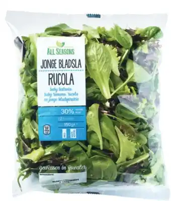 ALDI All seasons jonge bladsla met rucola aanbieding