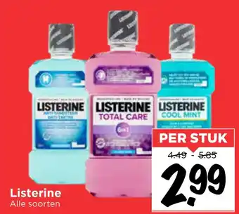 Vomar Voordeelmarkt Listerine aanbieding