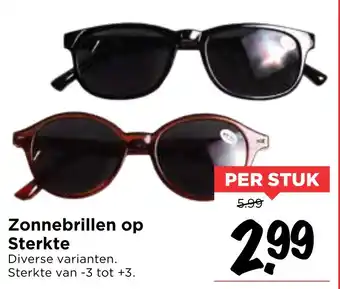 Vomar Voordeelmarkt Zonnebrillen op sterkte aanbieding