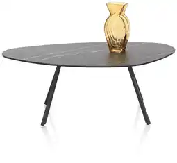 Xooon Montello, Salontafel 94 X 49 Cm. - Hoogte 35 Cm. - Keramiek Blad - Zwart aanbieding