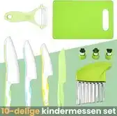 Bol.com Kidstar kindermessen 10 delige set - kindermes -Le petit chef - Mes kind - Keukenmes kinderen - Kindermessenset - Kinder koks aanbieding