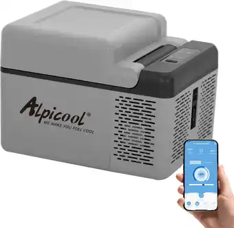 Amazon Alpicool C12 Mini-koelbox, 12 V, elektrische campingvriesbox, klein, draagbaar, voor auto, vrachtwagen, boot, camper, met USB aanbieding