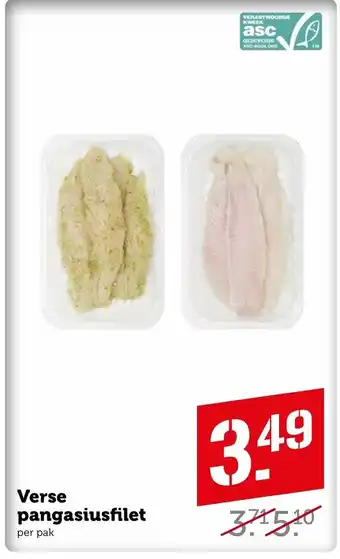 Coop Verse pangasiusfilet aanbieding