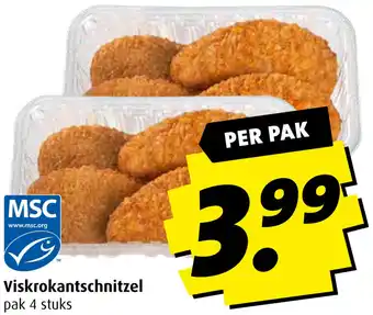 Boni Viskrokantschnitzel aanbieding