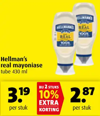 Boni Hellman's real mayoniase aanbieding