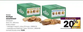 HANOS Hoppe koekjes assortiment aanbieding