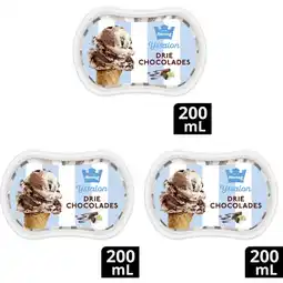 Albert Heijn Hertog Ijssalon mini drie chocolades 2-pack aanbieding