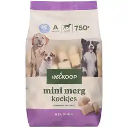 Welkoop Welkoop Mini Merg - Hondenkoekjes - 750 gram aanbieding