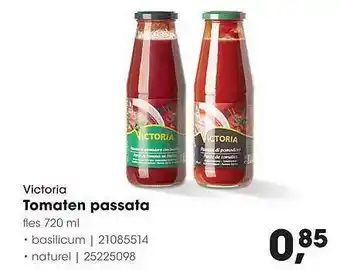 HANOS Victoria tomaten passata 720 ml aanbieding