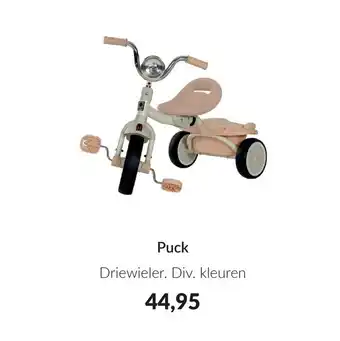 Babypark Puck Driewieler. aanbieding