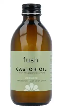 De Online Drogist Fushi Fresh Pressed Organic Castor Oil aanbieding