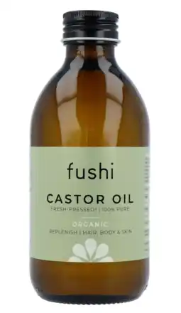 De Online Drogist Fushi Fresh Pressed Organic Castor Oil aanbieding
