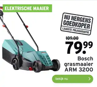 GAMMA Bosch grasmaaier arm 3200 aanbieding