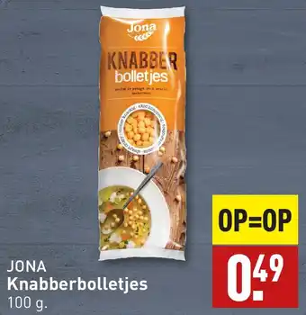 ALDI JONA Knabberbolletjes aanbieding