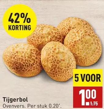 ALDI Tijgerbol aanbieding