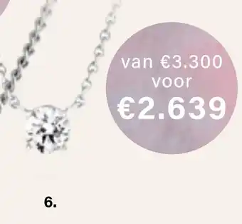 Siebel Juweliers Diamonde collier 0,51-0,52 ct aanbieding