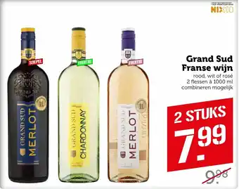 Coop Grand Sud Franse wijn 1000 ml aanbieding