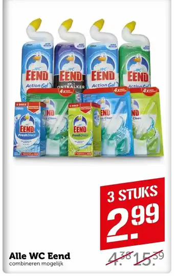 Coop Alle WC Eend aanbieding