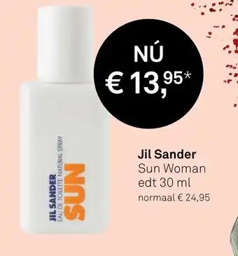 Mooi parfumerie Jil Sander 30ml aanbieding