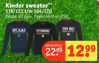 Kruidvat Kinder sweater aanbieding