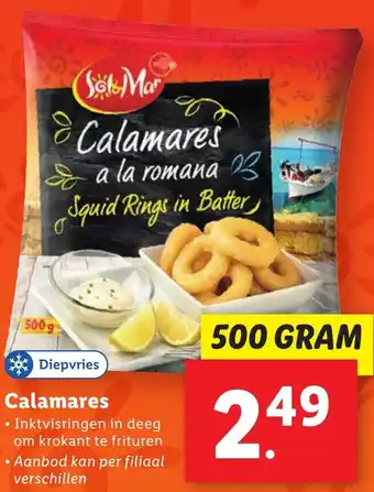 Lidl Calamares aanbieding