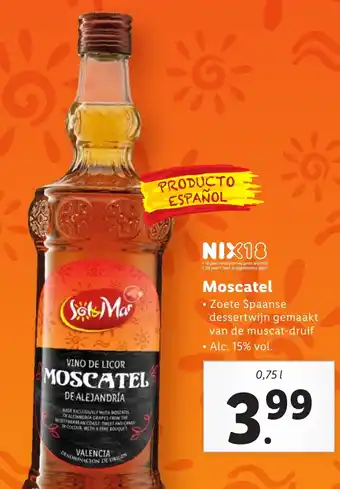 Lidl Moscatel aanbieding