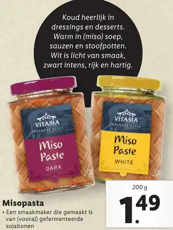 Lidl Misopasta aanbieding