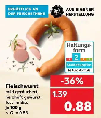 Kaufland DE Fleischwurst aanbieding