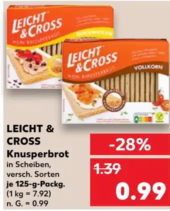 Kaufland DE LEICHT & CROSS Knusperbrot aanbieding