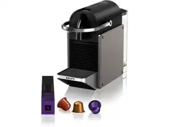 MediaMarkt Krups Xn306t Pixie Nespresso-machine Titan aanbieding