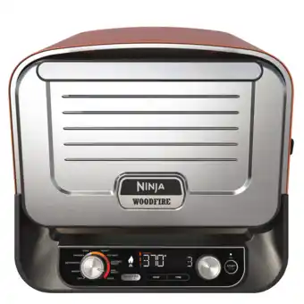 MediaMarkt Ninja Woodfire Oo101eu Oven Bruin aanbieding