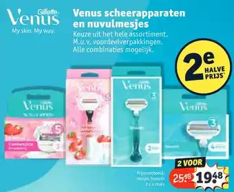 Kruidvat Venus scheerapparaten aanbieding