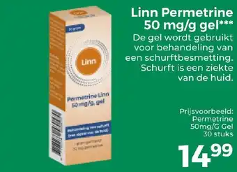 Trekpleister Linn Permetrine 50 mg/g gel aanbieding