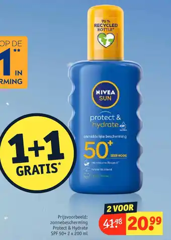 Kruidvat Nivea sun 200ml aanbieding