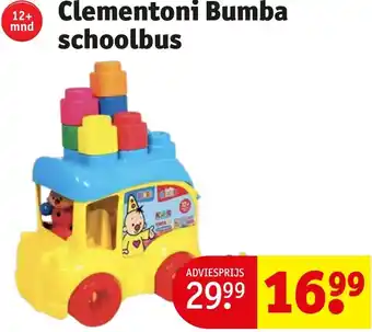 Kruidvat Clementoni Bumba schoolbus aanbieding