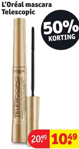 Kruidvat L'Oréal mascara Telescopic aanbieding