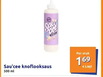 Action Sau'cee knoflooksaus aanbieding