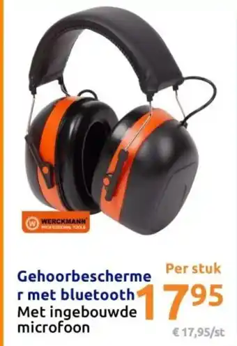 Action Gehoorbeschermer met bluetooth aanbieding