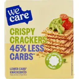 Albert Heijn Wecare Lower carb crispy crackers aanbieding