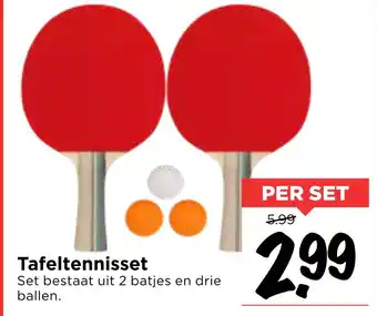 Vomar Voordeelmarkt Tafeltennisset aanbieding