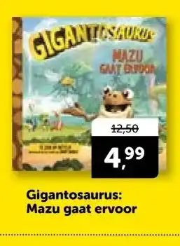 Boekenvoordeel Gigantosaurus: Mazu gaat ervoor aanbieding